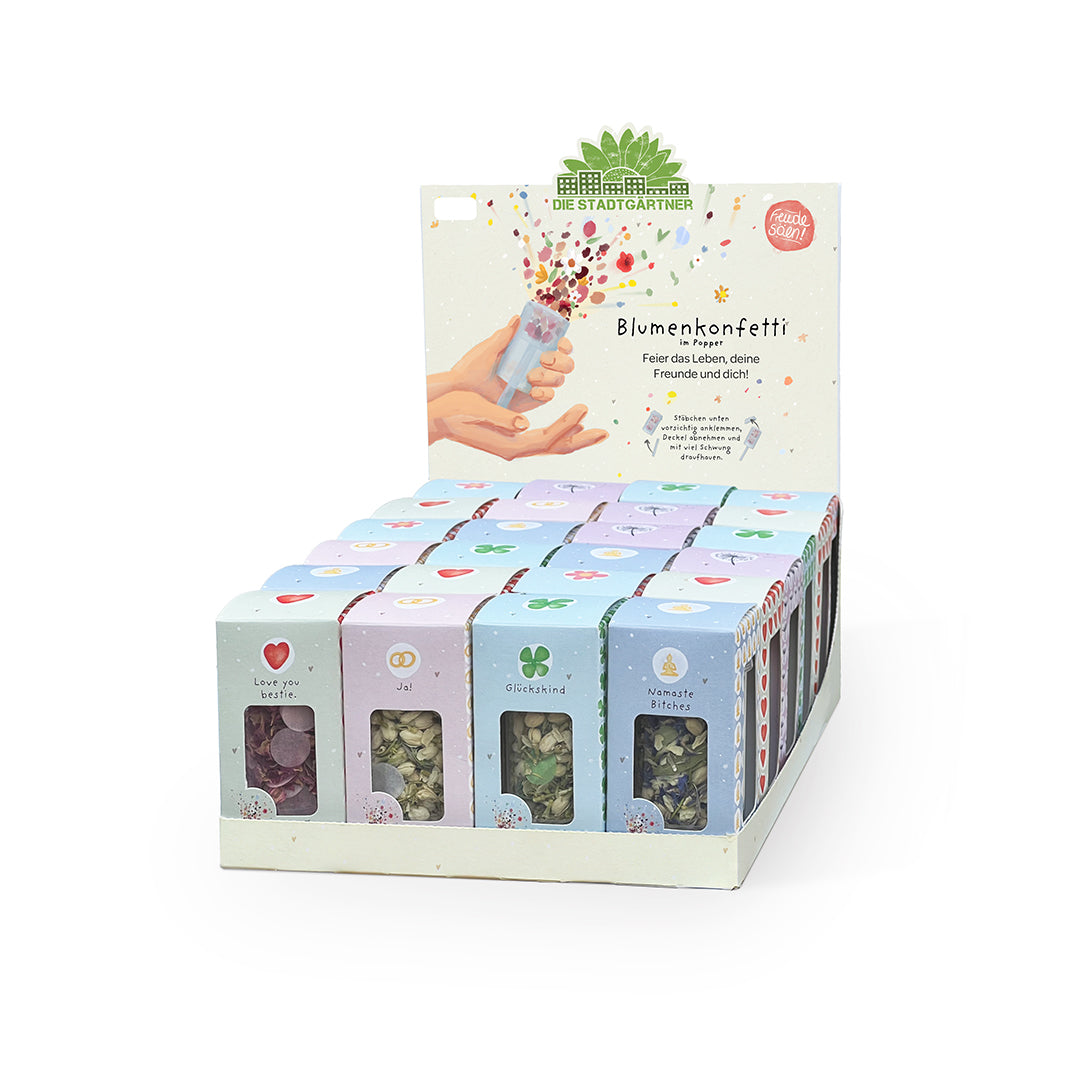 Blütenkonfetti - 24er Tray
