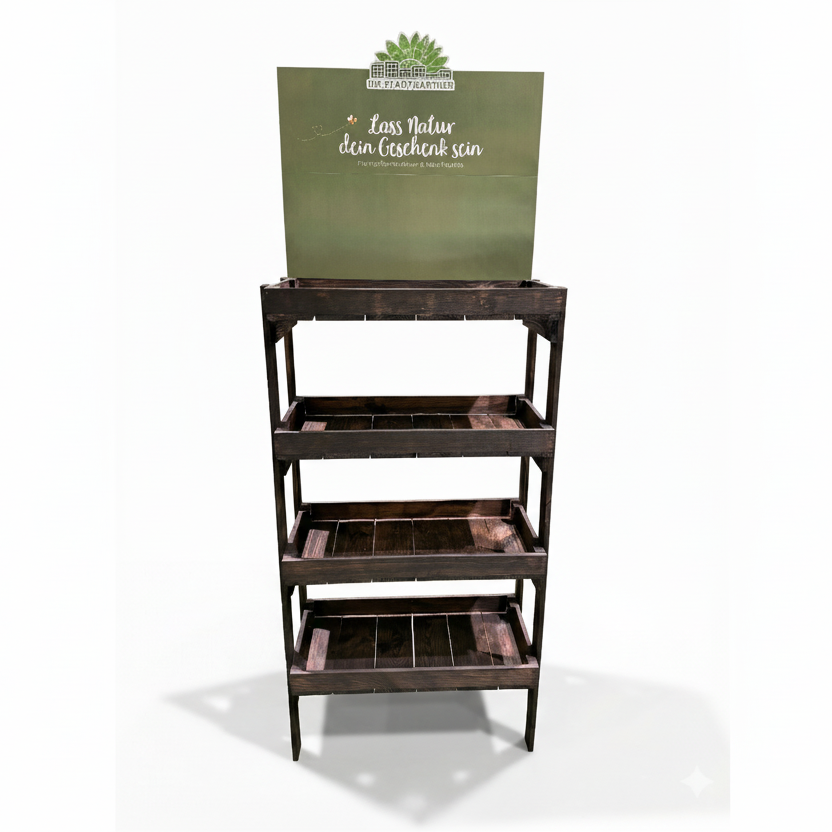 Verkaufsmöbel - Regal mit 4 Böden