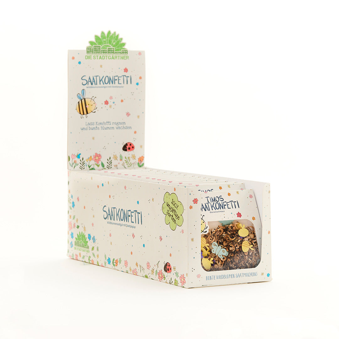 Tray Saatkonfetti, gefüllt 30 Stück