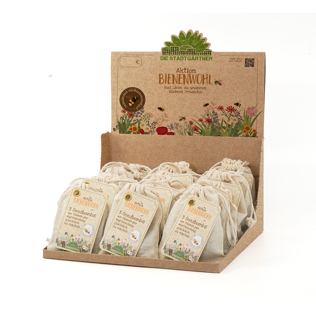 Tray - Bienenwohl Samenbomben (24 Stück)